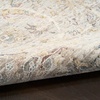 image:imageNourison Heirloom Blend Ivory Multicolor 8 x 10 Area Rug  Easy Clean Non Shedding Bed Room Living Room Dining Room Kitchen 8 x 10Light Grey