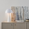 image:imageNourison Home 16 Bluish Grey Metal Mushroom Table Lamp Modern Retro Desk Light for Bedroom Dining Office EntrywayGlossy White