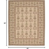 image:imageNourison Home 16Th Century 1651 Light Gold Rectangle Area Rug 3Feet 9Inches by 5Feet 9Inches 39 x 59
