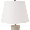 image:imageNourison Home 18 Grey Organic Gourd Ceramic Table Lamp for Bedroom Living Room Dining Entryway