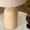 image:imageNourison Home 18 Natural Travertine amp Brass Accent Table Lamp for Bedroom Living Room Dining Entryway Home Office
