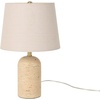 image:imageNourison Home 18 Natural Travertine amp Brass Accent Table Lamp for Bedroom Living Room Dining Entryway Home Office