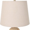 image:imageNourison Home 18 Natural Travertine amp Brass Accent Table Lamp for Bedroom Living Room Dining Entryway Home Office