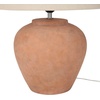 image:imageNourison Home 20 Rustic Terracotta Ceramic Table Lamp with Fabric Shade Bedside Nightstand Lamp for Bedroom Living Room EntrywayTerracotta