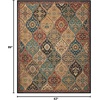 image:imageNourison Home 2020 Persian Multicolor 8 x 106 Area Rug Easy Cleaning Non Shedding Bed Room Living Room Dining Room Kitchen 8x11Multi Color