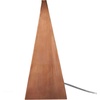 image:imageNourison Home 21 Copper Finish Wood Triangle Table Lamp for Bedroom Living Room Dining Office Entryway
