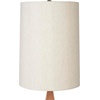 image:imageNourison Home 21 Copper Finish Wood Triangle Table Lamp for Bedroom Living Room Dining Office Entryway