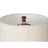 image:imageNourison Home 21 Copper Finish Wood Triangle Table Lamp for Bedroom Living Room Dining Office Entryway