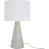 image:imageNourison Home 22 Light Grey Natural Concrete Table Lamp Modern Industrial Transitional Design for Bedside Table Living Room Home Office Dining Entryway