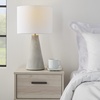 image:imageNourison Home 22 Light Grey Natural Concrete Table Lamp Modern Industrial Transitional Design for Bedside Table Living Room Home Office Dining Entryway