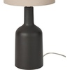 image:imageNourison Home 22 Terracotta Orange Ceramic Table Lamp with Oatmeal Linen Shade for Modern Farmhouse Bedside Lamp Living Room Lamp Small Accent Lamp for Dining RoomBlack