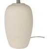 image:imageNourison Home 23 Black Vintage Distressed Ceramic Pot Table Lamp for Bedroom Living Room End Table with White Conical Empire ShadeOffWhite