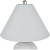 image:imageNourison Home 23 Black Vintage Distressed Ceramic Pot Table Lamp for Bedroom Living Room End Table with White Conical Empire ShadeVintage Grey