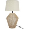 image:imageNourison Home 23 Jute Woven Natural Rope Table Lamp Farmhouse Boho Beach House Coastal for Bedroom Living Room Dining Room Lightweight Design with Oatmeal Linen ShadeHemp Rope