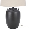 image:imageNourison Home 24 Black Farmhouse Ceramic Pottery Jug Table Lamp for Bedside Table Living Room Office EntrywayBlack