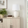 image:imageNourison Home 24 Black Farmhouse Ceramic Pottery Jug Table Lamp for Bedside Table Living Room Office EntrywayWhite