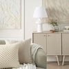 image:imageNourison Home 26 Cloudcrest White Ceramic Table Lamp for Bedside Table Living Room Dining Room Buffet Entryway