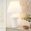 image:imageNourison Home 26 Cloudcrest White Ceramic Table Lamp for Bedside Table Living Room Dining Room Buffet Entryway