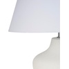 image:imageNourison Home 26 Cloudcrest White Ceramic Table Lamp for Bedside Table Living Room Dining Room Buffet Entryway