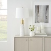 image:imageNourison Home 29 White amp Gold Terrazzo Speckled Buffet Lamp Modern Contemporary Glam Table Lamp for Bedroom Living Room Dining Entryway