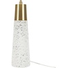 image:imageNourison Home 29 White amp Gold Terrazzo Speckled Buffet Lamp Modern Contemporary Glam Table Lamp for Bedroom Living Room Dining Entryway