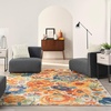 image:imageNourison Home Allur Ivory Multicolor 4 x 6 Area Rug  Easy Clean Non Shedding Bed Room Living Room Dining Room Kitchen 4 x 6Ivory Multicolor