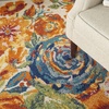 image:imageNourison Home Allur Ivory Multicolor 4 x 6 Area Rug  Easy Clean Non Shedding Bed Room Living Room Dining Room Kitchen 4 x 6Ivory Multicolor