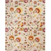 image:imageNourison Home Allur Ivory Multicolor 53 x 73 Area Rug  Easy Clean Non Shedding Bed Room Living Room Dining Room Kitchen 5 x 7Ivory Multicolor