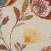 image:imageNourison Home Allur Ivory Multicolor 53 x 73 Area Rug  Easy Clean Non Shedding Bed Room Living Room Dining Room Kitchen 5 x 7Ivory Multicolor