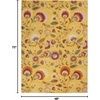 image:imageNourison Home Allur Ivory Multicolor 53 x 73 Area Rug  Easy Clean Non Shedding Bed Room Living Room Dining Room Kitchen 5 x 7Yellow Multicolor