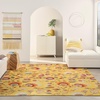 image:imageNourison Home Allur Ivory Multicolor 53 x 73 Area Rug  Easy Clean Non Shedding Bed Room Living Room Dining Room Kitchen 5 x 7Yellow Multicolor