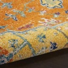 image:imageNourison Home Allur Orange Multicolor 53 x 73 Area Rug  Easy Clean Non Shedding Bed Room Living Room Dining Room Kitchen 5 x 7Orange Multicolor