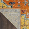 image:imageNourison Home Allur Orange Multicolor 53 x 73 Area Rug  Easy Clean Non Shedding Bed Room Living Room Dining Room Kitchen 5 x 7Orange Multicolor