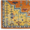 image:imageNourison Home Allur Orange Multicolor 53 x 73 Area Rug  Easy Clean Non Shedding Bed Room Living Room Dining Room Kitchen 5 x 7Orange Multicolor