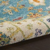 image:imageNourison Home Allur Orange Multicolor 53 x 73 Area Rug  Easy Clean Non Shedding Bed Room Living Room Dining Room Kitchen 5 x 7Turquoise Ivory