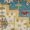 image:imageNourison Home Allur Orange Multicolor 53 x 73 Area Rug  Easy Clean Non Shedding Bed Room Living Room Dining Room Kitchen 5 x 7Turquoise Ivory