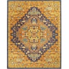 image:imageNourison Home Allur Orange Multicolor 710 x 910 Area Rug  Easy Clean Non Shedding Bed Room Living Room Dining Room Kitchen 8 x 10Orange Multicolor