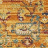 image:imageNourison Home Allur Orange Multicolor 710 x 910 Area Rug  Easy Clean Non Shedding Bed Room Living Room Dining Room Kitchen 8 x 10Orange Multicolor