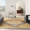 image:imageNourison Home Allur Orange Multicolor 710 x 910 Area Rug  Easy Clean Non Shedding Bed Room Living Room Dining Room Kitchen 8 x 10Orange Multicolor