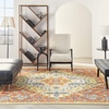 image:imageNourison Home Allur Orange Multicolor 710 x 910 Area Rug  Easy Clean Non Shedding Bed Room Living Room Dining Room Kitchen 8 x 10Red Multicolor