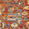 image:imageNourison Home Allur Orange Multicolor 710 x 910 Area Rug  Easy Clean Non Shedding Bed Room Living Room Dining Room Kitchen 8 x 10Red Multicolor