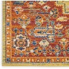 image:imageNourison Home Allur Orange Multicolor 710 x 910 Area Rug  Easy Clean Non Shedding Bed Room Living Room Dining Room Kitchen 8 x 10Red Multicolor