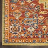image:imageNourison Home Allur Orange Multicolor 710 x 910 Area Rug  Easy Clean Non Shedding Bed Room Living Room Dining Room Kitchen 8 x 10Red Multicolor