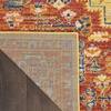 image:imageNourison Home Allur Orange Multicolor 710 x 910 Area Rug  Easy Clean Non Shedding Bed Room Living Room Dining Room Kitchen 8 x 10Red Multicolor