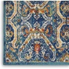 image:imageNourison Home Allur Red Multicolor 23 x 76 Area Rug  Easy Clean Non Shedding Bed Room Living Room Dining Room Kitchen 8 RunnerBlue Multicolor