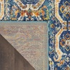 image:imageNourison Home Allur Red Multicolor 23 x 76 Area Rug  Easy Clean Non Shedding Bed Room Living Room Dining Room Kitchen 8 RunnerBlue Multicolor