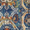 image:imageNourison Home Allur Red Multicolor 23 x 76 Area Rug  Easy Clean Non Shedding Bed Room Living Room Dining Room Kitchen 8 RunnerBlue Multicolor