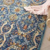 image:imageNourison Home Allur Red Multicolor 23 x 76 Area Rug  Easy Clean Non Shedding Bed Room Living Room Dining Room Kitchen 8 RunnerBlue Multicolor