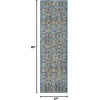 image:imageNourison Home Allur Red Multicolor 23 x 76 Area Rug  Easy Clean Non Shedding Bed Room Living Room Dining Room Kitchen 8 RunnerBlue Multicolor
