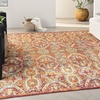 image:imageNourison Home Allur Red Multicolor 23 x 76 Area Rug  Easy Clean Non Shedding Bed Room Living Room Dining Room Kitchen 8 RunnerRed Multicolor